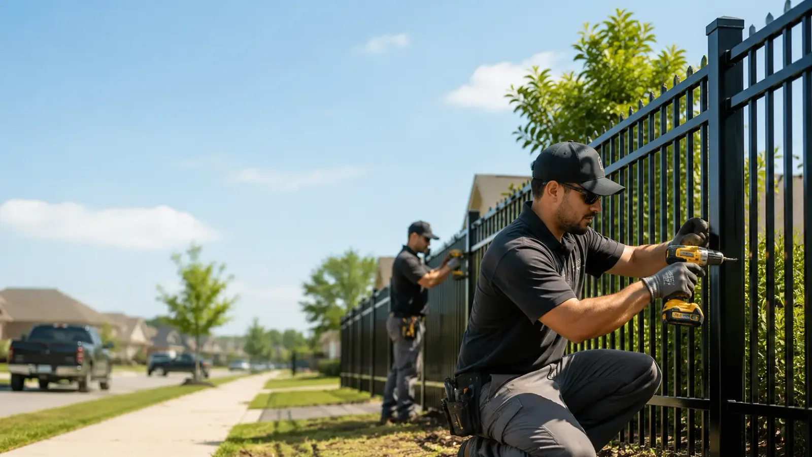 Metal Fence Installation in Yale, IL